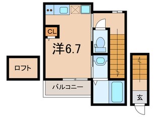 リッチライフ箕岡通の物件間取画像